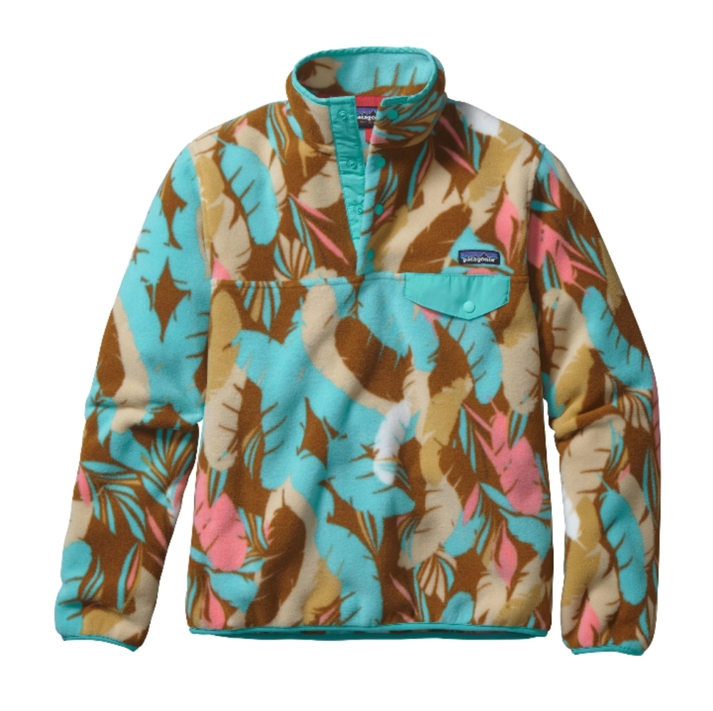 Patagonia Women's Feather Dance Synchilla Snap-T Size XS